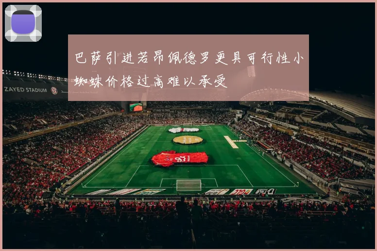 巴萨引进若昂佩德罗更具可行性小蜘蛛价格过高难以承受
